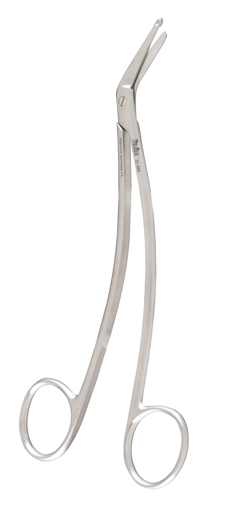 Rhoton Bipolar Bayonet Forceps, Round Handle, 2.0 Mm Tip, Insulated W/ Irrigation, 8 5/8" (22.0 Cm)